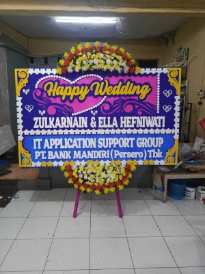 Papan Bunga di Fairmont Jakarta